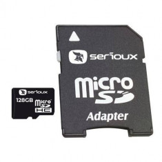 Card Serioux Secure Digital Card 128GB Clasa 10 UHS-I + Adaptor SD foto