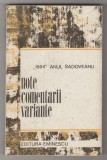 Bnk ant "1904" Anul Sadoveanu, Alta editura, Brosata