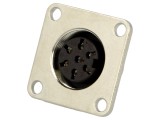 Conector M16 mamă 7 pini, 5A, 100V, IP67, C091D