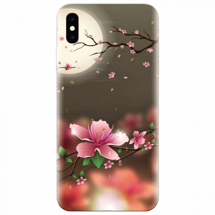 Husa silicon pentru Apple Iphone X, Flowers 101