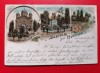 Salutari din București litho 1899, Circulata, Printata