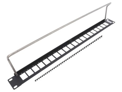 Conector patch panel Slim 1U 19&amp;quot; foto