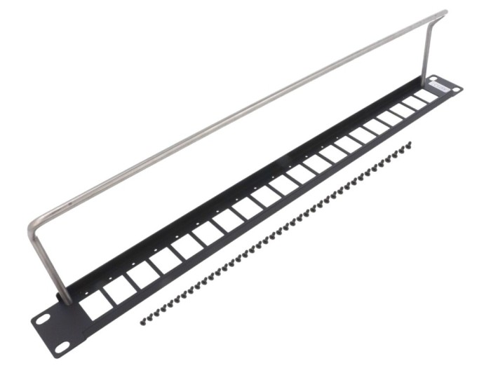 Conector patch panel Slim 1U 19"