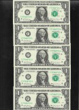 Statele Unite ale Americii USA SUA 5 x 1 dollar 2017A Atlanta F aunc FW
