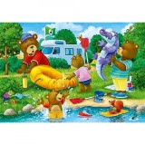 Cumpara ieftin Puzzle Ursi In Camping, 2X24 Piese, Ravensburger