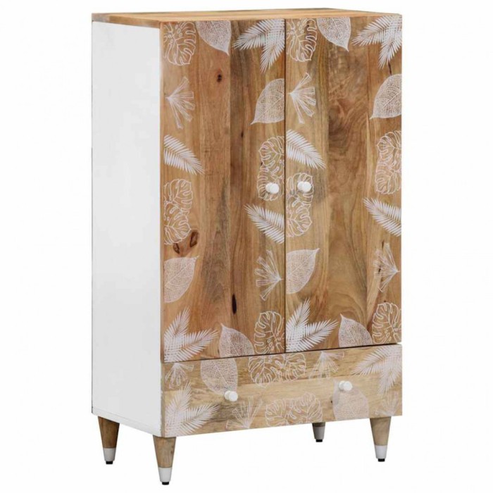 Gossi dulap inalt, 60x33,5x100 cm, lemn masiv de mango