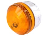 Lumina Semnalizare MOF AJANG Portocalie Flash 15-28VDC IP65 Xenon &Oslash;104x73mm