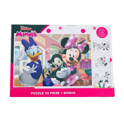 Puzzle 24 piese Minnie+ Bonus foto