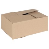Cutie Pliabila Carton vidaXL 25x17.5x10 cm, Maro, Depozitare Organizare, 50 buc