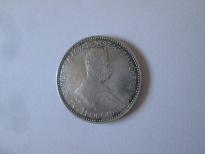 Austro-Ungaria 1 Korona 1896 argint foto