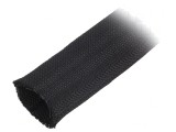 Trese Poliester Negru 16-19mm