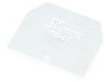 Placă extremitate gri poliamidă 1mm -25&divide;100&deg;C