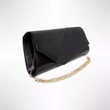 Cumpara ieftin Geanta plic de seara, pentru ocazii si petreceri, sidef, 26 x 12 cm, Magrot B 19 - Negru
