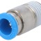 Racord push-in simplu 6bar cauciuc NBR