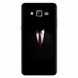 Husa silicon pentru Samsung Grand Prime, Mystery Man In Suit