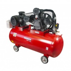 Compresor aer butelie 270l, 7.5kW, 380V, 900l/min, transmisie curea