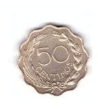 Moneda Paraguay 50 centimos 1953, stare foarte buna, curata