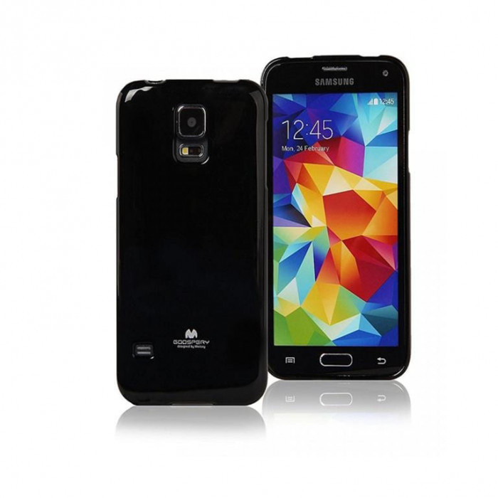 Husa Silicon Samsung Galaxy S5 G900 Black Mercury i Jelly