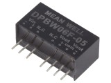 Convertor DC/DC 6W 9-36V la 5V/ -5V SIP8