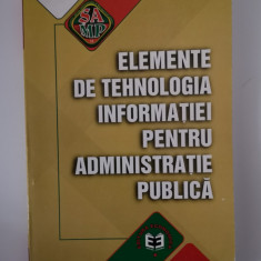 Elemente de Tehnologia Informației pentru Administrație Publica