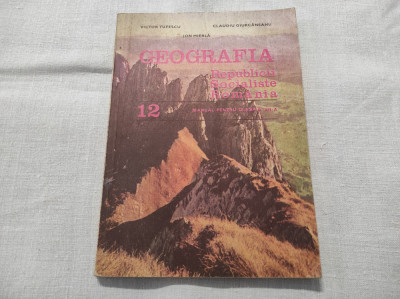Geografia republicii socialiste Romania - Manual 1985 foto