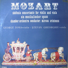 Vinyl/vinil - MOZART - Sinfonia Concertante For Violin And Viola