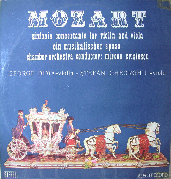 Vinyl/vinil - MOZART - Sinfonia Concertante For Violin And Viola