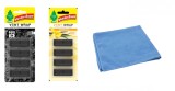 Mix 2 odorizante auto Wunder- Baum Vent Black Ice - Vanillaroma si Laveta Microfibra 30x40cm, WUNDER-BAUM&reg;