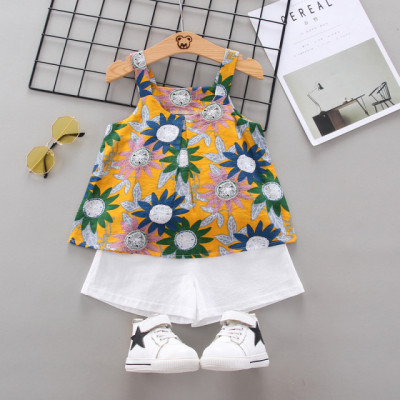 Costumas pentru fetite - Flori colorate (Marime Disponibila: 12-18 luni foto