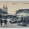 TIMISOARA , PIATA KOSSUTH LAJOS , CARTE POSTALA ILUSTRATA , 1909