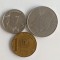 Lot 3 monede Republica Dominicana 25 Centavos, 1/2 Peso și 1 Peso