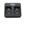 Incarcator pentru acumulatori 9V, Li-ion, Ni-Mh, cu incarcare prin USB