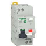 Siguranta diferentiala combinata 40A 30mA 4.5kA, montaj sina DIN, alba