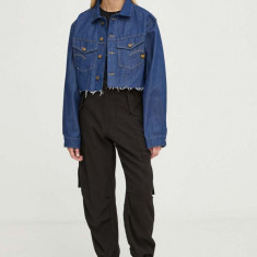 G-Star Raw geaca jeans femei, de tranzitie, oversize