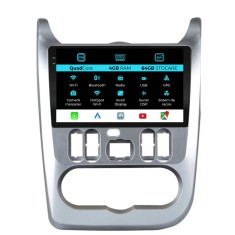 Navigatie Dedicata Dacia Logan Duster Sandero (2008-2013),QuadCore, 9Inch, 4Gb Ram, 64Gb Stocare, Carplay