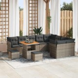 Cumpara ieftin Set de canapele pentru grădină 12 pcs Gri 80 x 80 x 71 cm