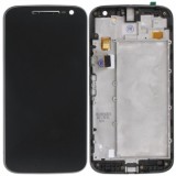 Motorola Moto G4 (XT1622) Capac frontal modul display + LCD + digitizer negru