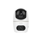 Camera wireless Dahua H5D-5F Hero Dual, 2 lentile 5MP+5MP, IR si LED alb, Alarma, Audio bidirectional, Wi-Fi 6, IPC-H5D-5F @Smartwiz