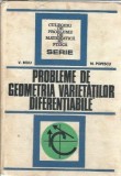 Cumpara ieftin Probleme de geometria varietatilor diferentiabile - M. Popescu, V. Boju