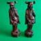 Statuete China rășină doua piese filiforme 12 cm inaltime buda