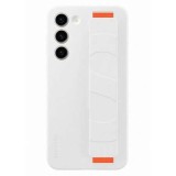 Husă Silicon Cu Prindere Samsung Galaxy S23+, Albă, Blister EF-GS916TWEGWW