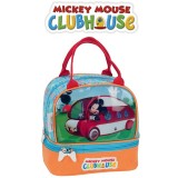 Geanta Pranz Copii Mickey Mouse Club House Sofer, Jad, 18.5x19x13cm, Gradinita, Baieti, Disney