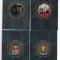 Marea Britanie - GOD SAVE THE KING 4x50p - 4xMedalie/Moneda Comemorativa