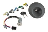 Set yale si contact pornire Renault Kangoo 1997-2008, set yale stanga dreapta, portbagaj, contact pornire, buson combustibil contine 2 chei, NTY EZC-