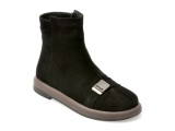 Ghete IMAGE negre, 2541842, din piele intoarsa