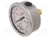 Manometru cu glicerina, 0...250bar, PNEUMAT - M63A.GL250G14