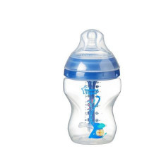 Biberon Advanced cu Sistem de Ventilatie, Tommee Tippee, 260 ml, baieti, 1 buc