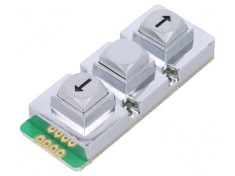Tastatură Metalică 3 Butoane Durabilă