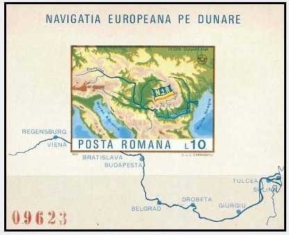 1977 - Navigatie pe dunare, colita ndt neuzata