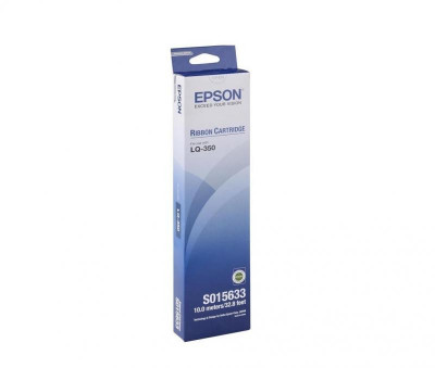 Ribbon epson s015633 negru pentru epson lq-300 lq-300+ lq-300+ii lq-350 lq-570 lq-570+ lq-870 foto